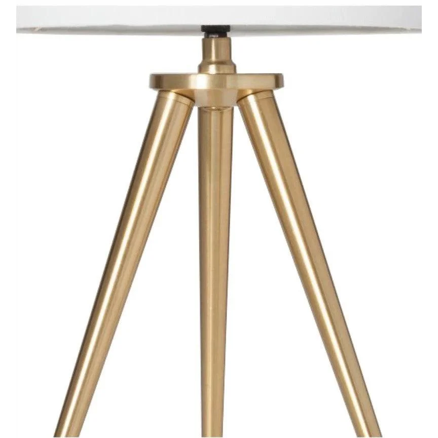 Cotton tassel table lamp full view
