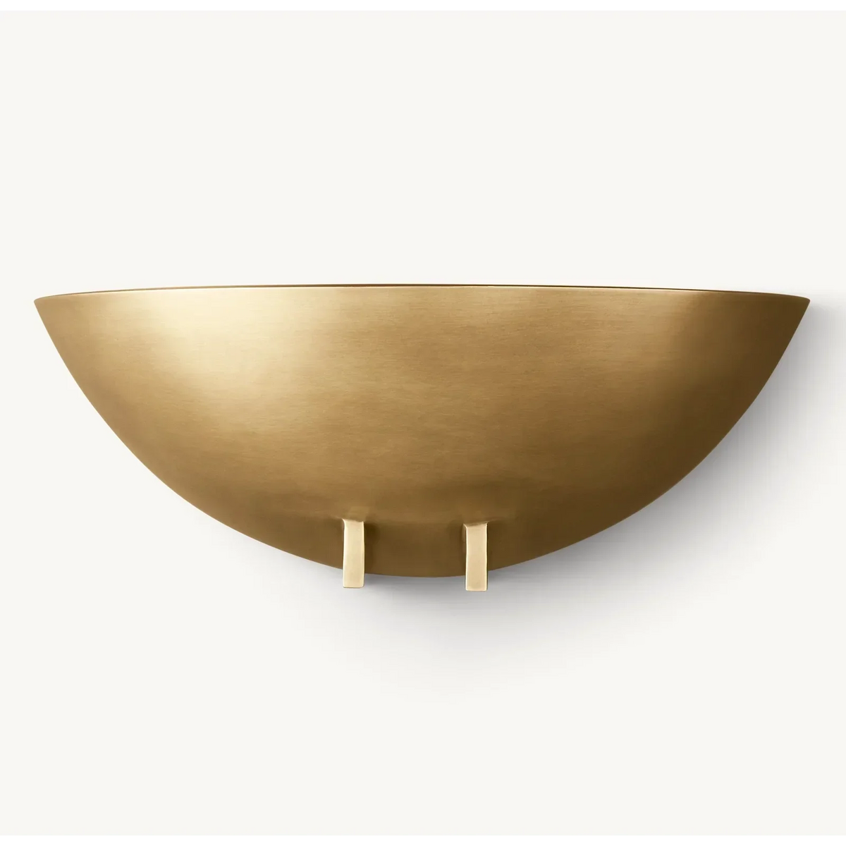 Solid Brass Half Bowl Wall Sconce | Hallway Up Light Staircase Washer E26/e27 Low Glare Casalola Lights Luxury Lamps