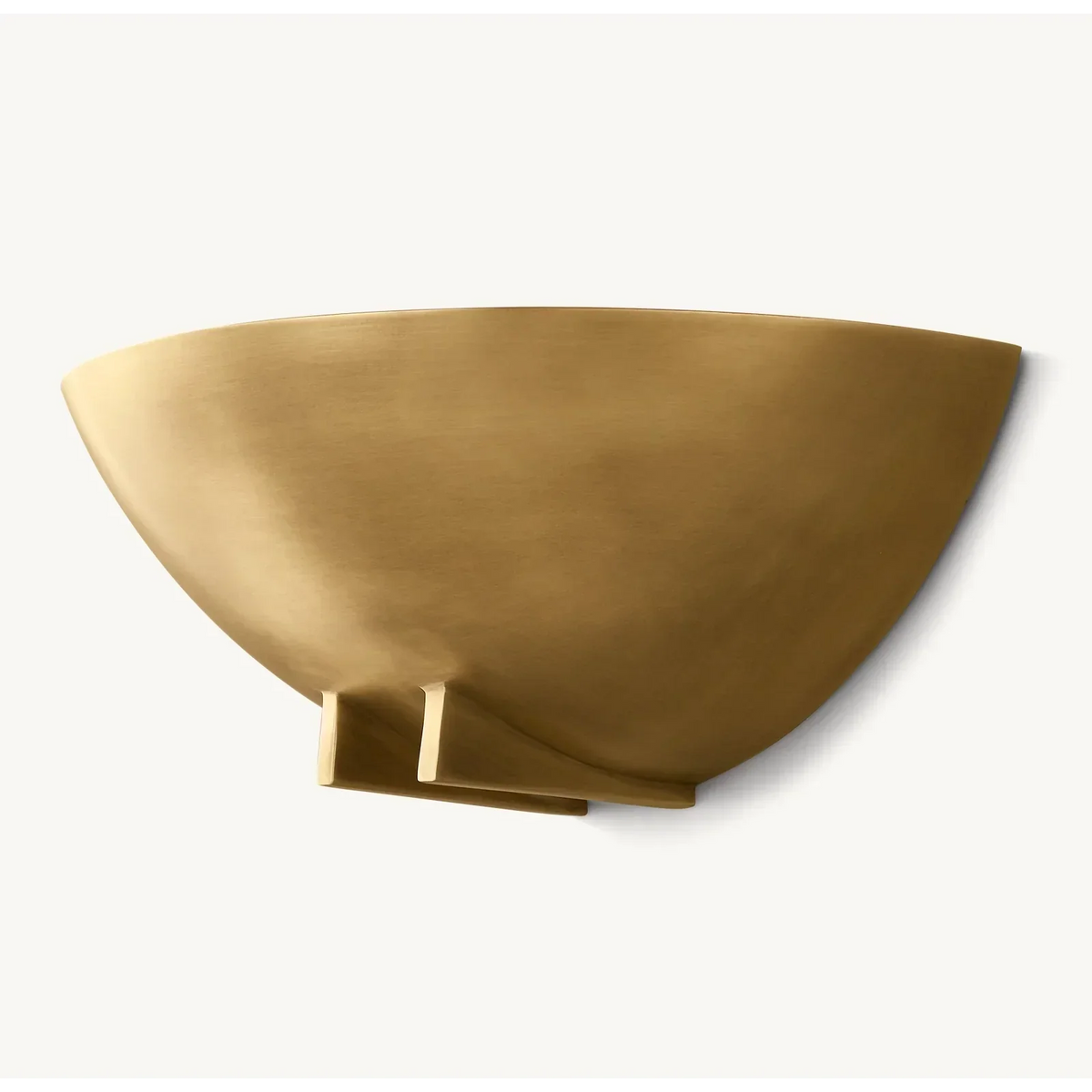 Solid Brass Half Bowl Wall Sconce | Hallway Up Light Staircase Washer E26/e27 Low Glare Casalola Lights Luxury Lamps