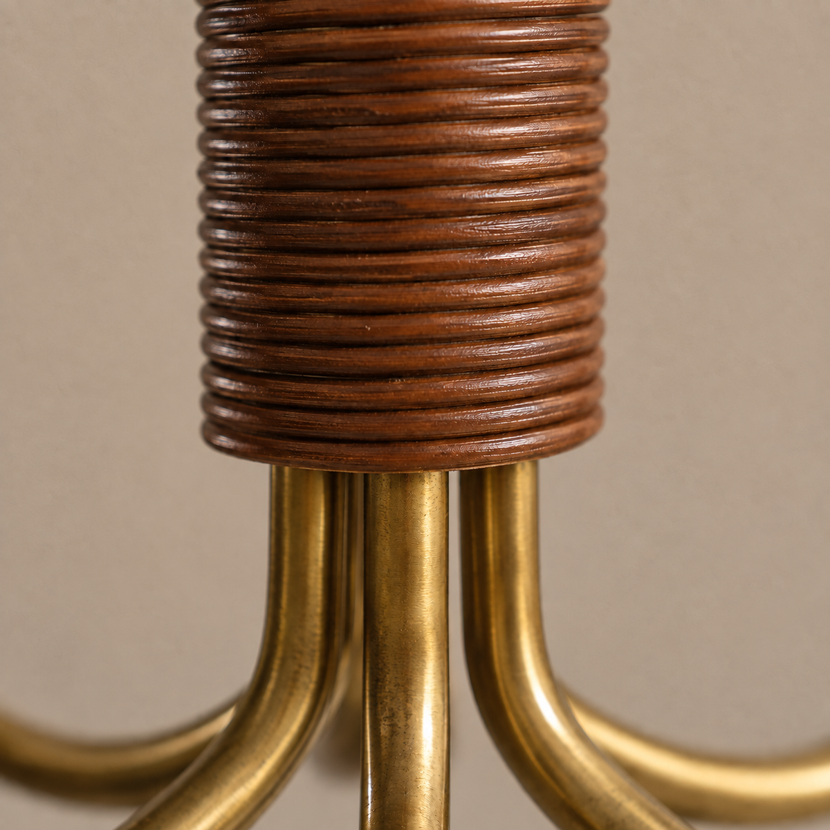 Six Light Brass Chandelier Cream Shades | Wide Sweep Without the Drop Soft Even Shallow Casalola Lights Luxury Lamps
