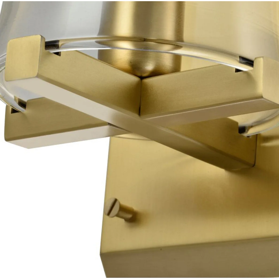 Wall Lamps for Living Room Sconces Bedroom Glass and Copper Finish