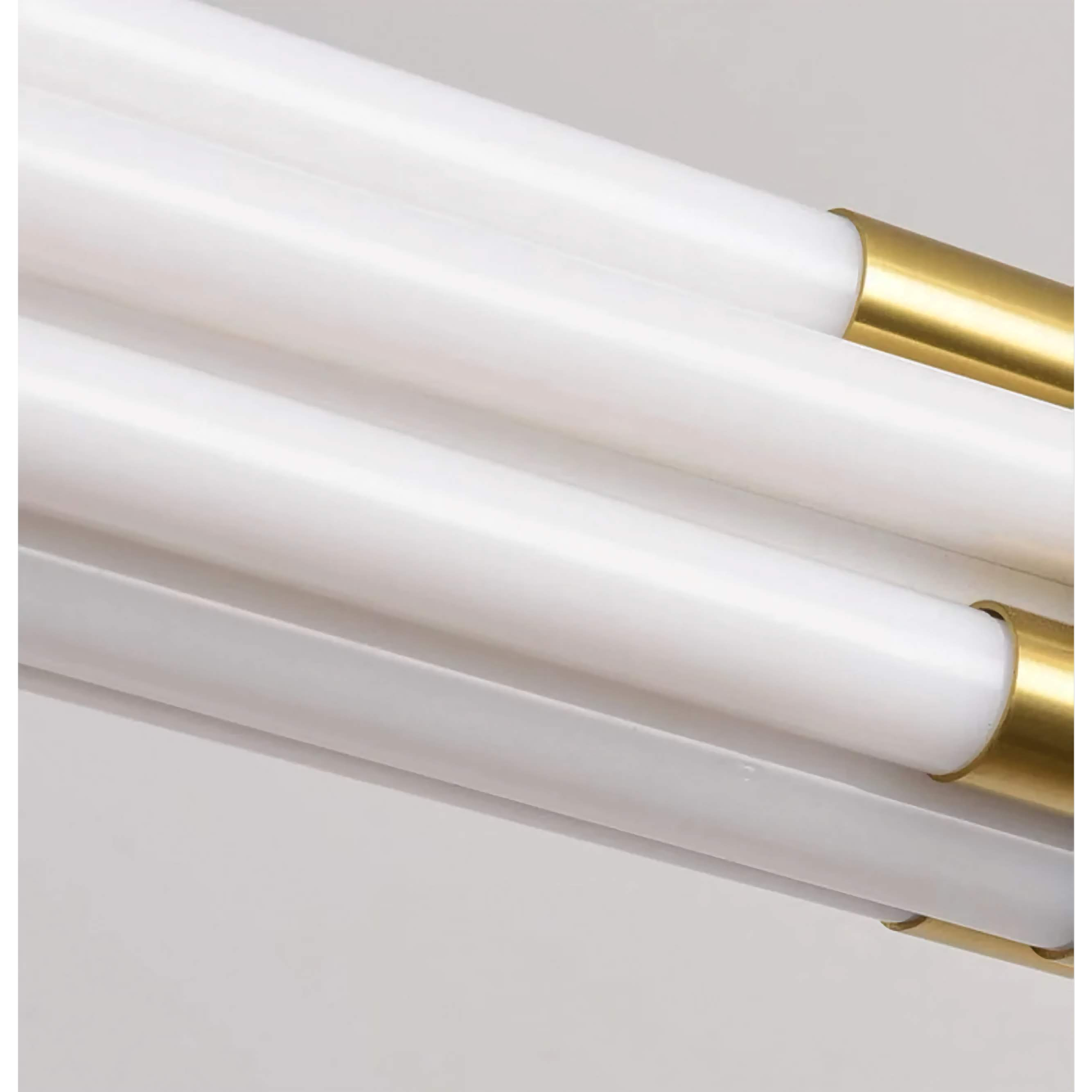 BRONZE LINEAR COPPER CHANDELIER | CLSJK054