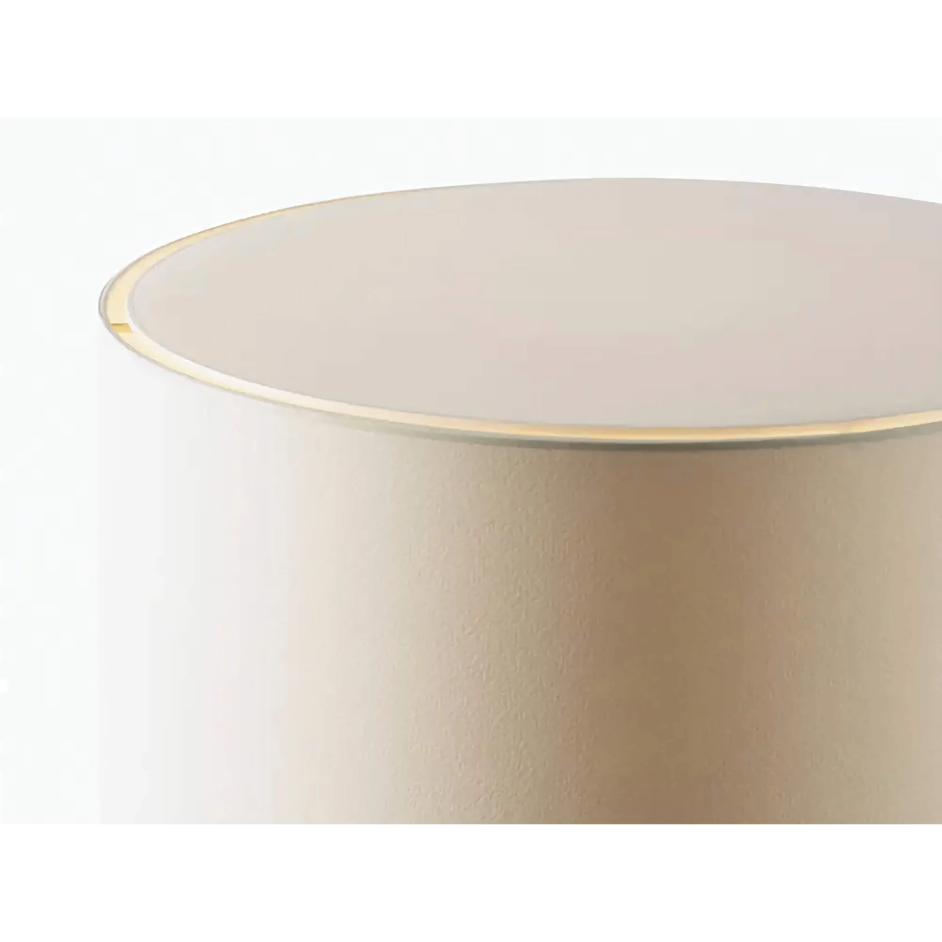 Brushed Copper Base Table Lamp | Drum Shade Modern Accent