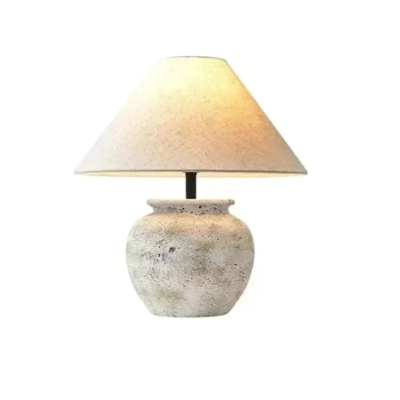 Ceramic Table Lamp | Designer Italian | White Minimalism Light for Living Room Bedroom - Lamps