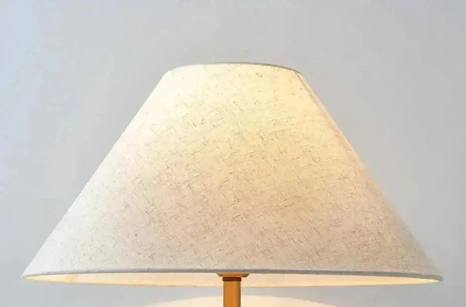 Luxury Ceramic Led Table Lamp | Polished Chrome Finish | Japandi Minimalism - Lamps