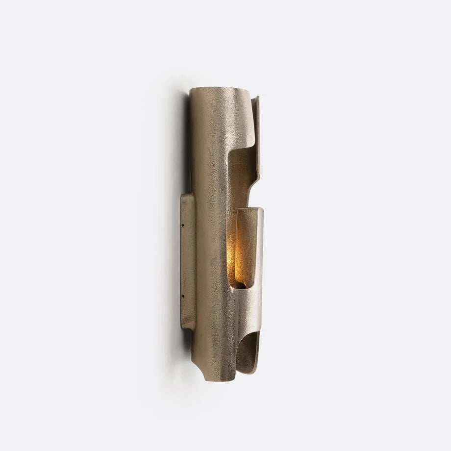 Champagne Bronze Low Profile Wall Sconce | Corridor Light Small Niche Minimalist Casalola Lights Luxury Lamps