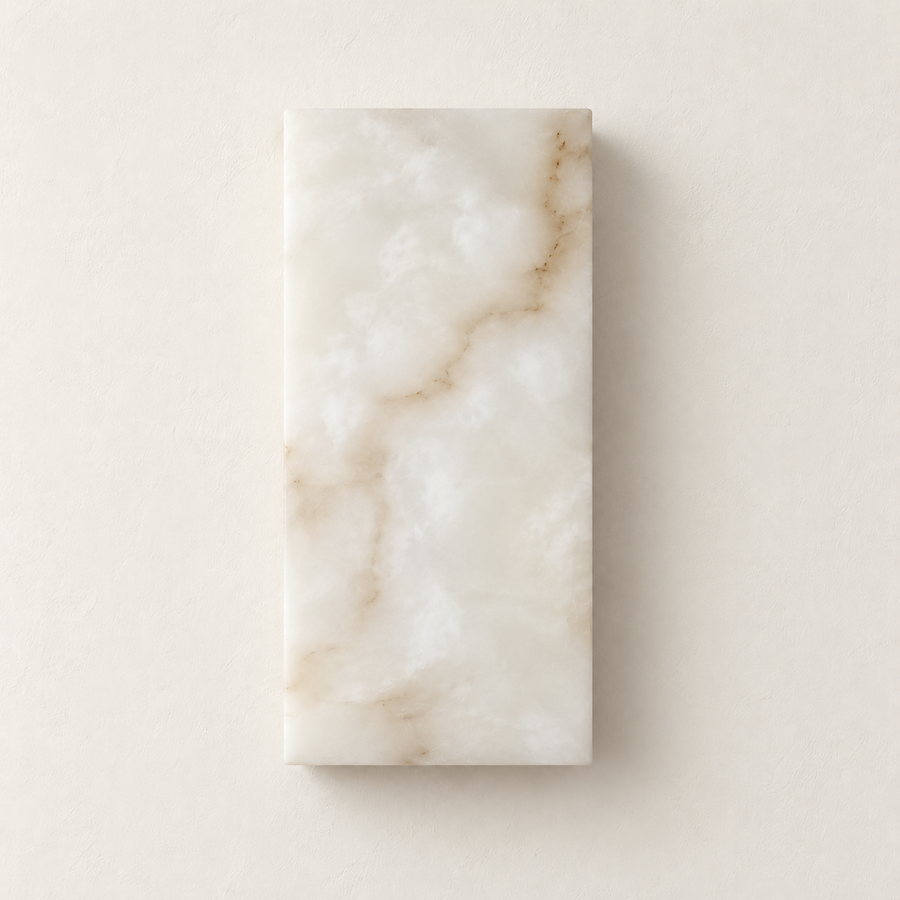 Alabaster Column Wall Lamp