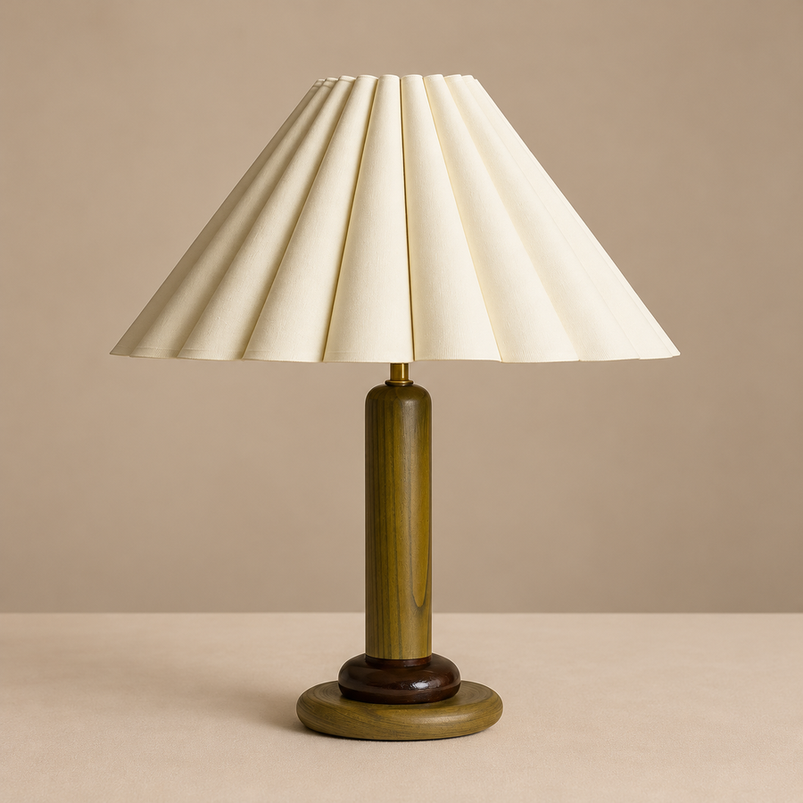 Wood Table Lamp