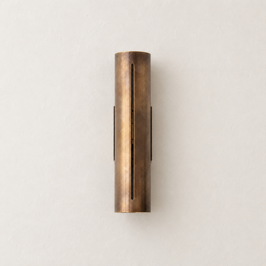 Copper Cylinder Wall Light
