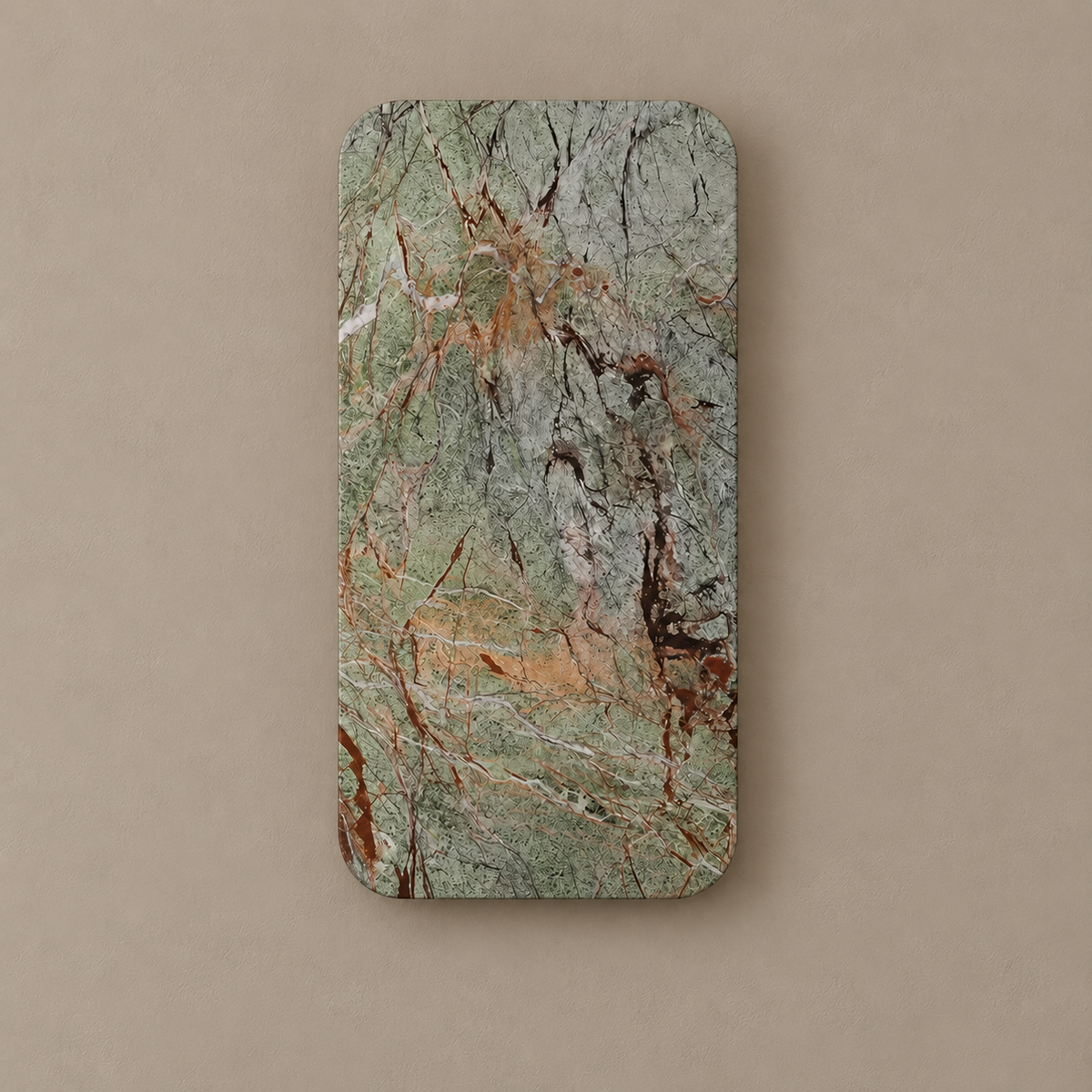 Green Marble Rectangular Wall Light