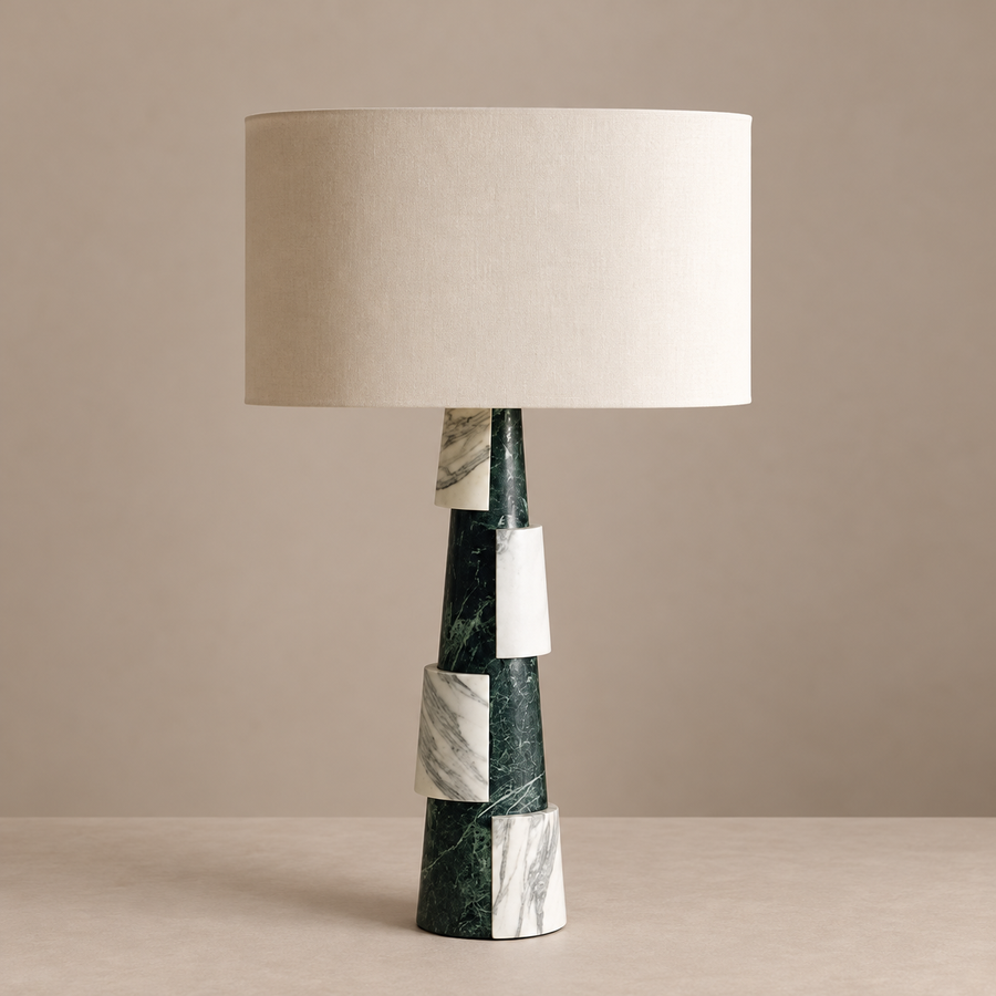 Green Marble Table Lamp
