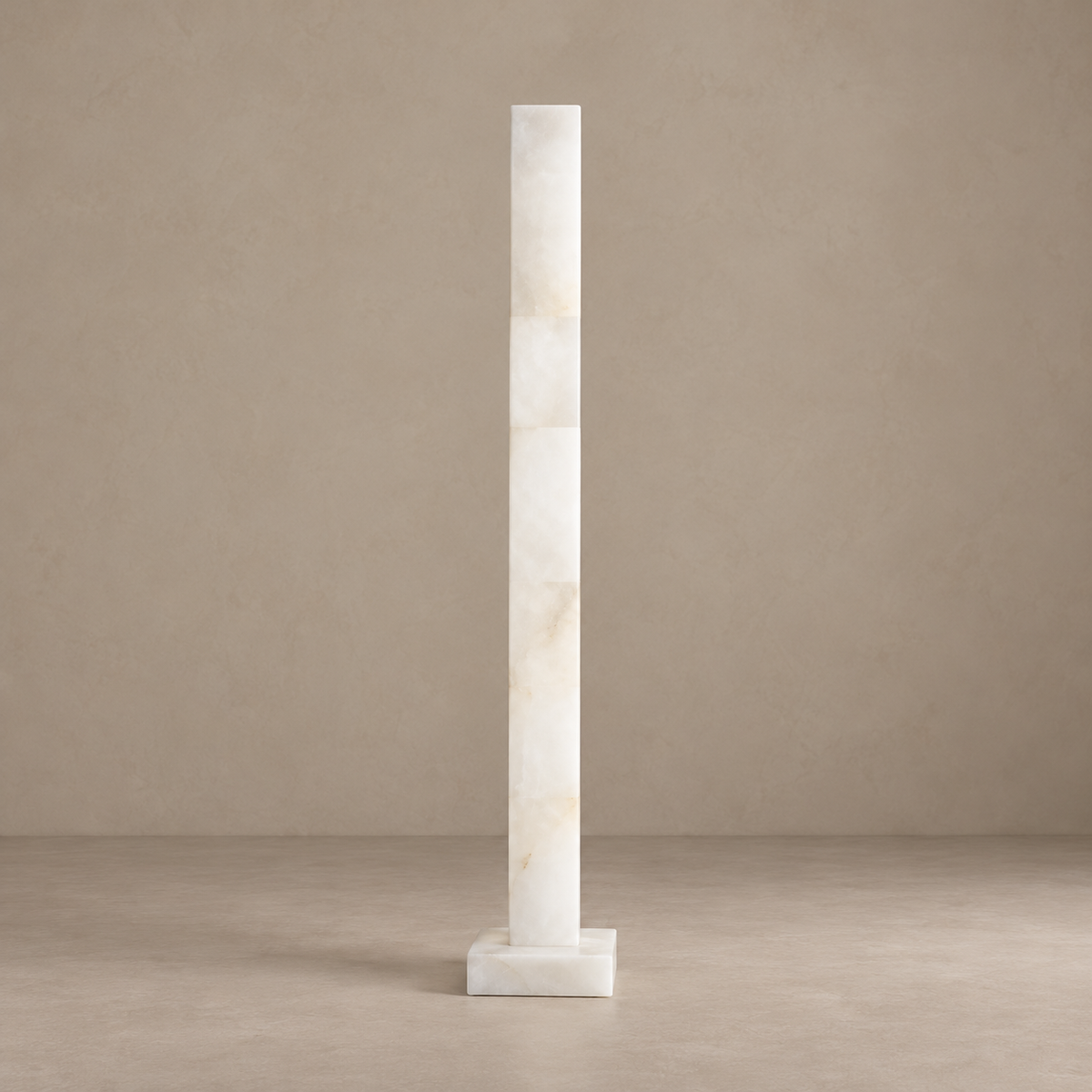 Alabaster Column Floor Lamp