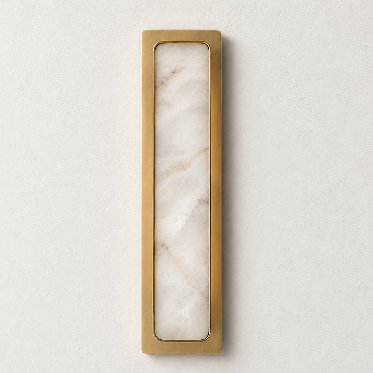 Mont Alabaster & Brass Wall Sconce