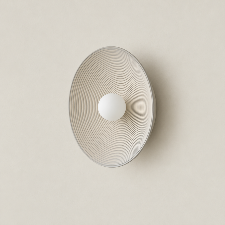 Ceramic Disc Wall Lamp