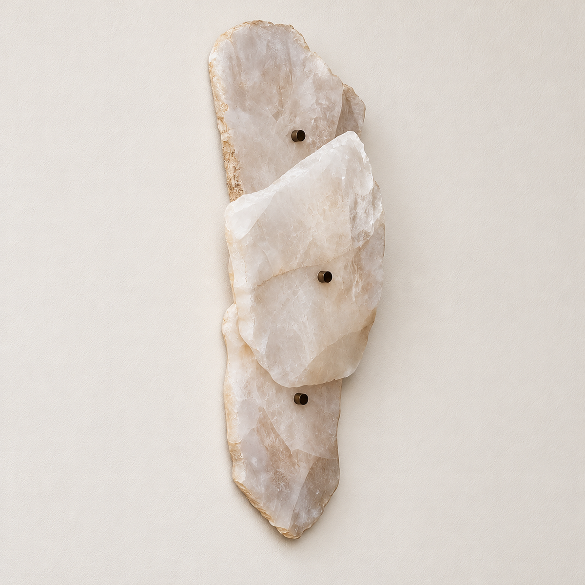 Raw Stone Wall Sconce