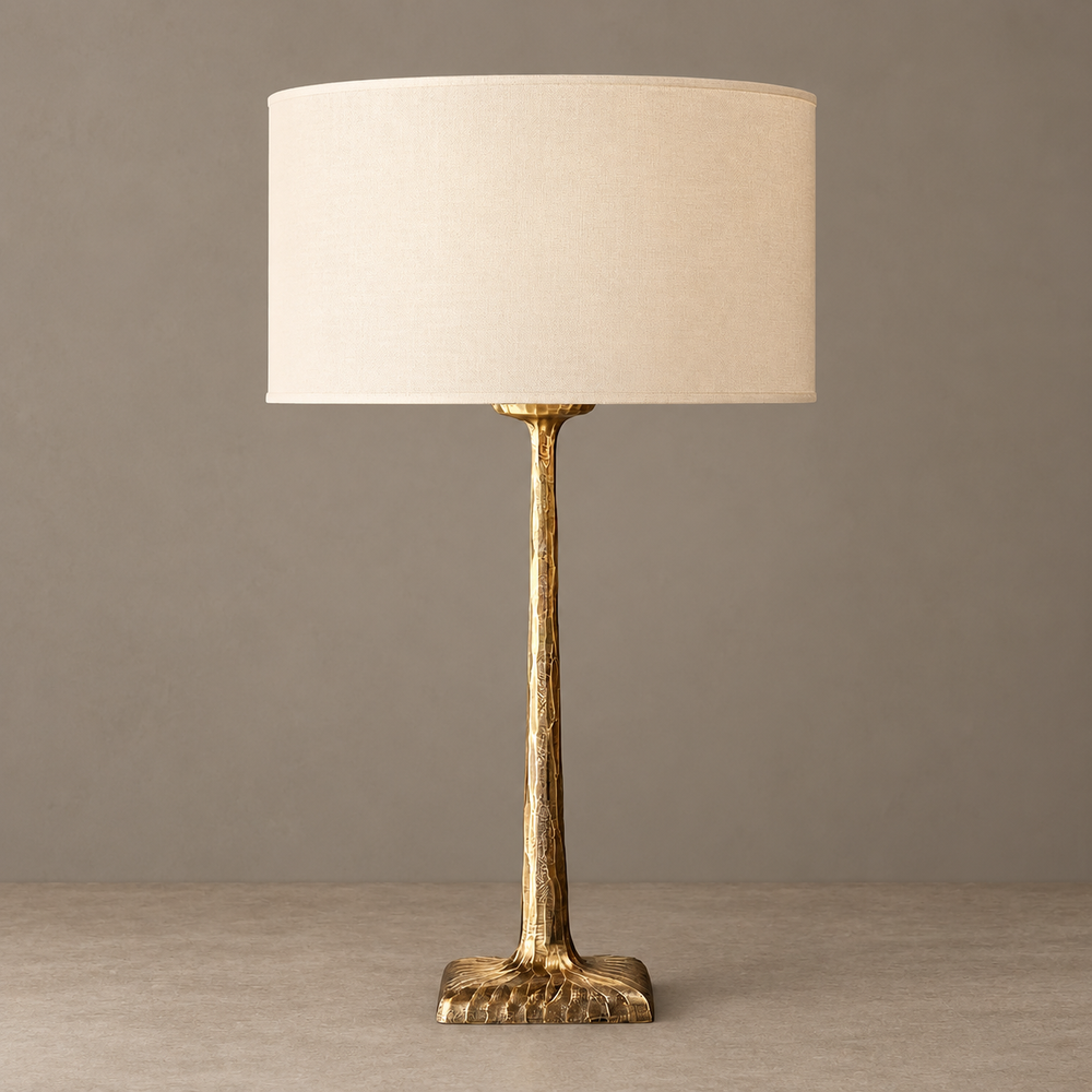 Hammered Copper Table Lamp