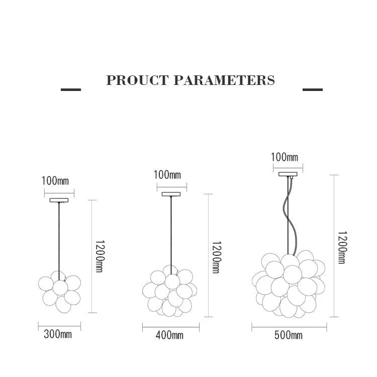 Colorful Glass Balloon Pendant Lamp | Whimsical Stained Design