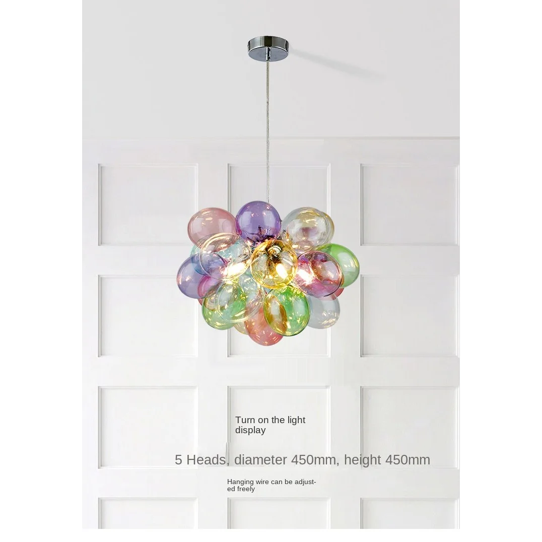 Colorful Glass Balloon Pendant Lamp | Whimsical Stained Design Casalolalights Luxury Lamps for Interior Designers