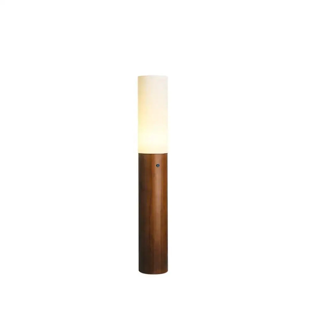Columnar Wood Floor Lamps | Sculptural Ambient Lighting