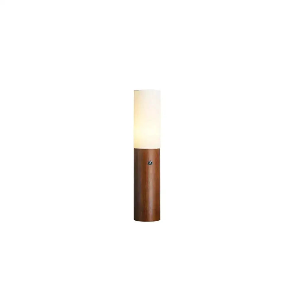 Columnar Wood Floor Lamps | Sculptural Ambient Lighting