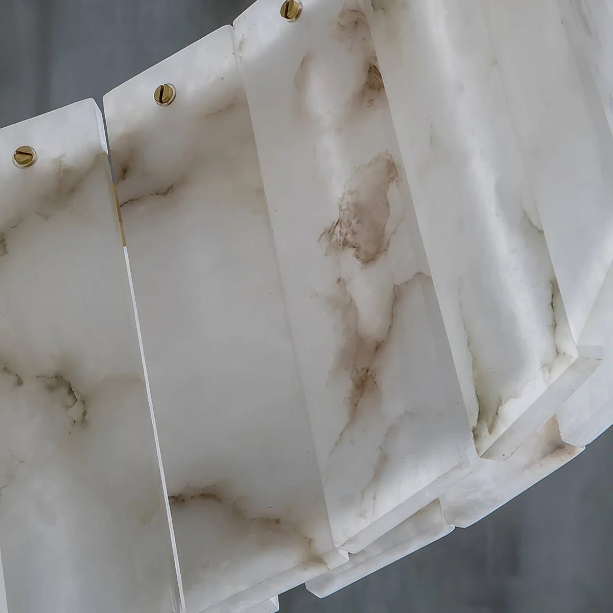Alabaster Chandelier | Tiered Marble for Kitchen Dining Room Living | Lighting High-end Homes
