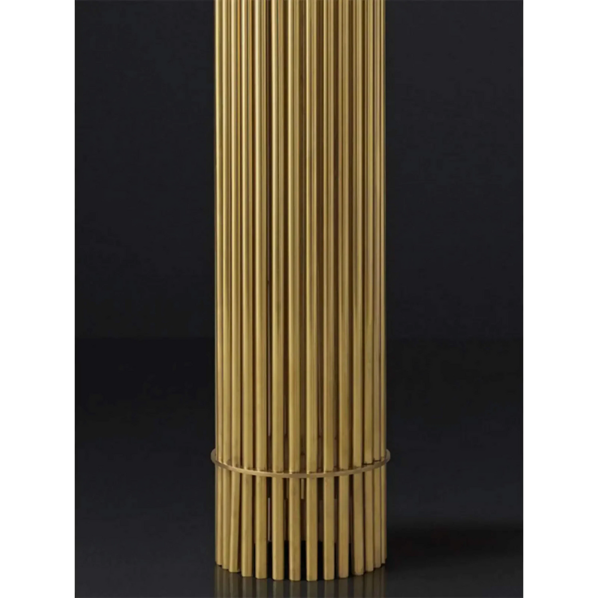 Copper Column Floor Lamp Fabric Drum Shade | 160cm Tall Wide 75cm E26/e27 Warm 2700k Casalola Lights Luxury Lamps