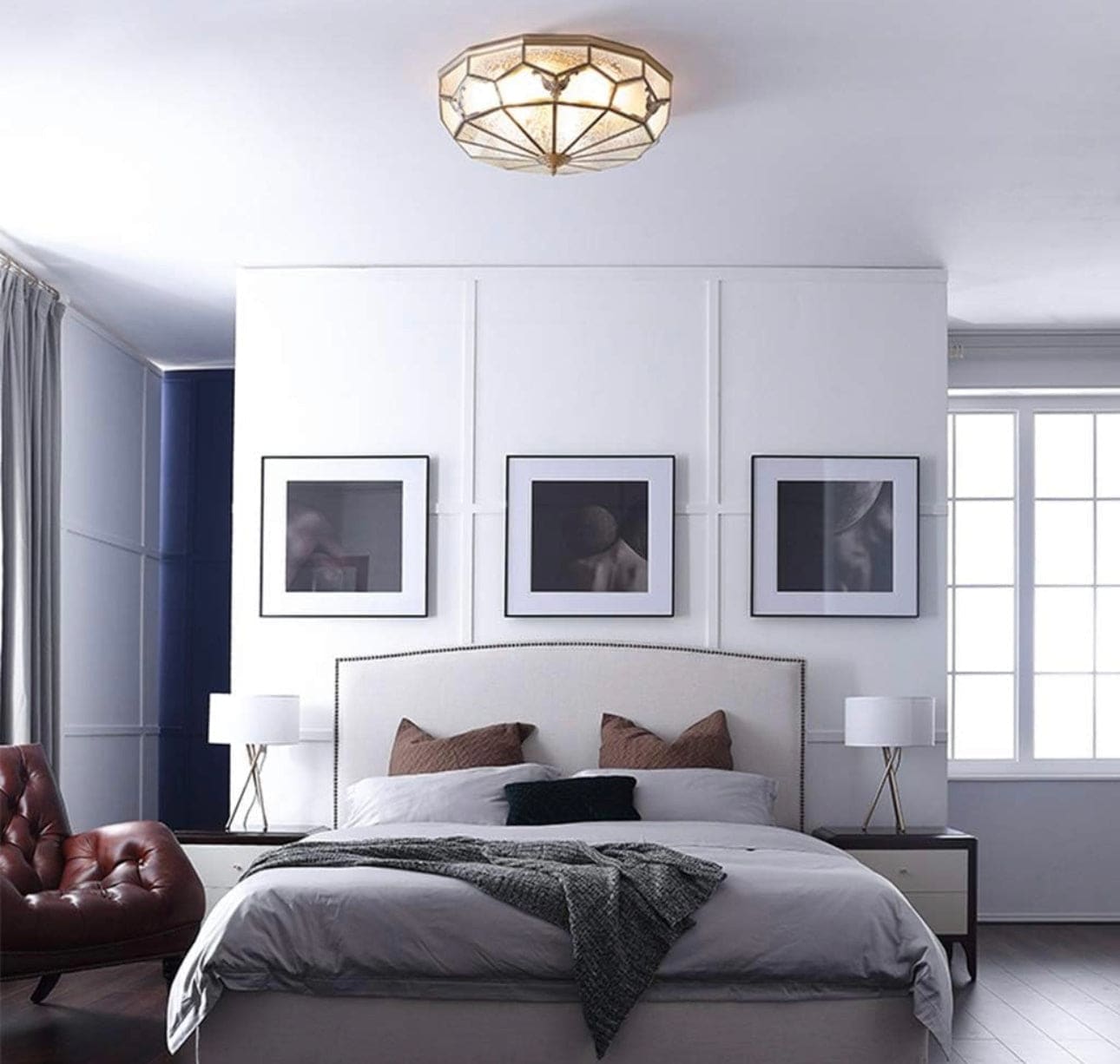 Copper Ceiling Lamps | Low for Living Room | Casalola - Flush Mounts