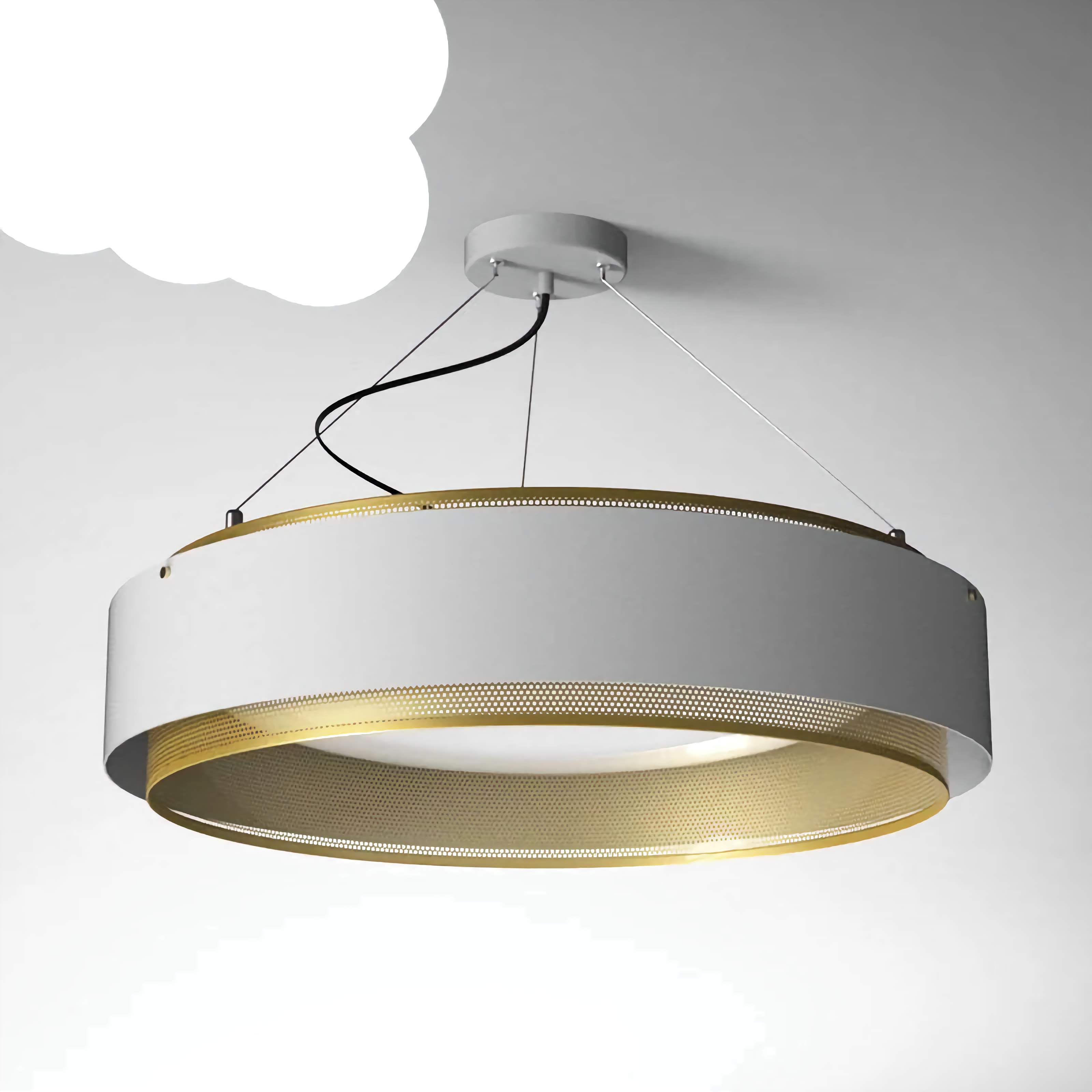 Round Ceiling Light Fixture | Modern Luxe Low Lamp | Casalola