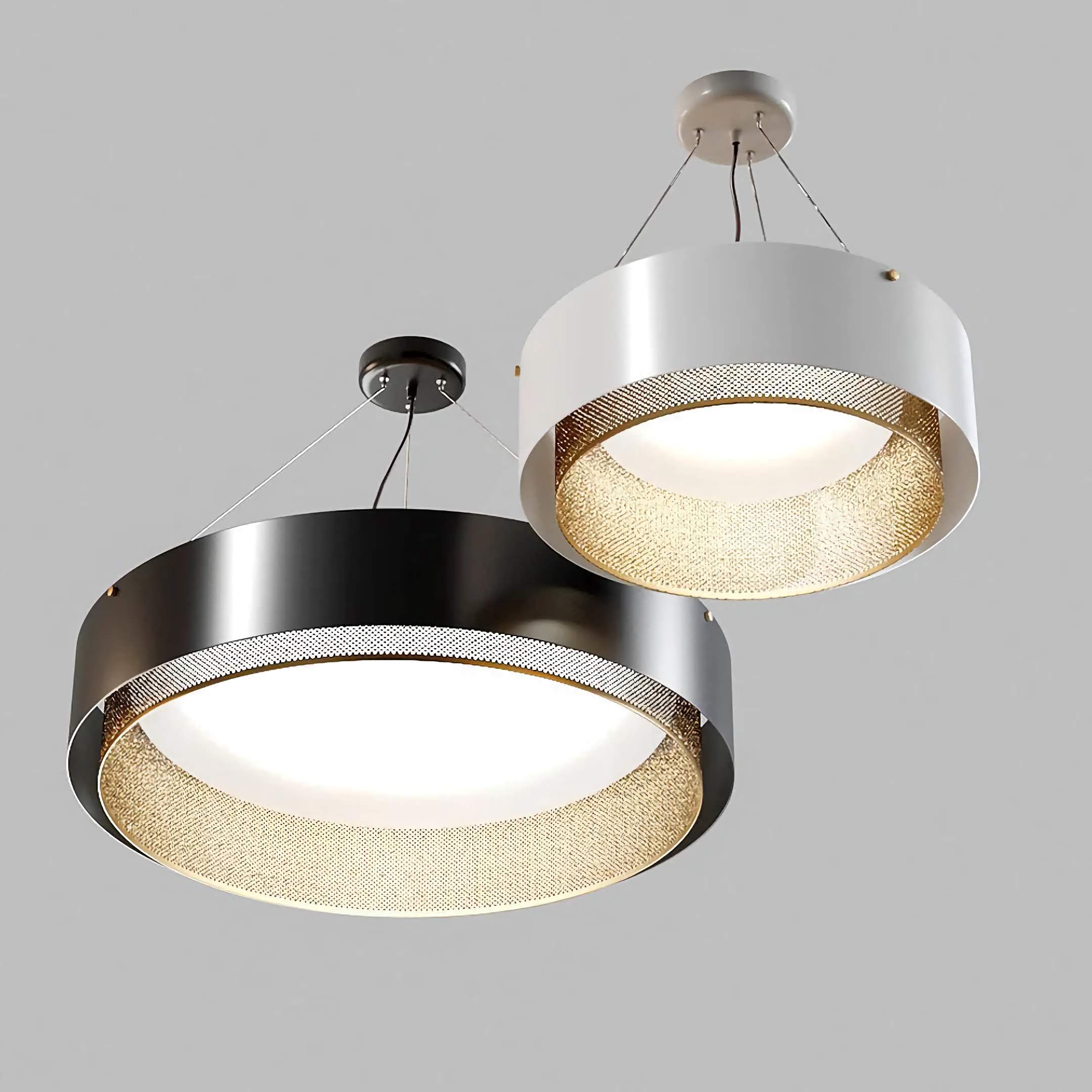 Round Ceiling Light Fixture | Modern Luxe Low Lamp | Casalola
