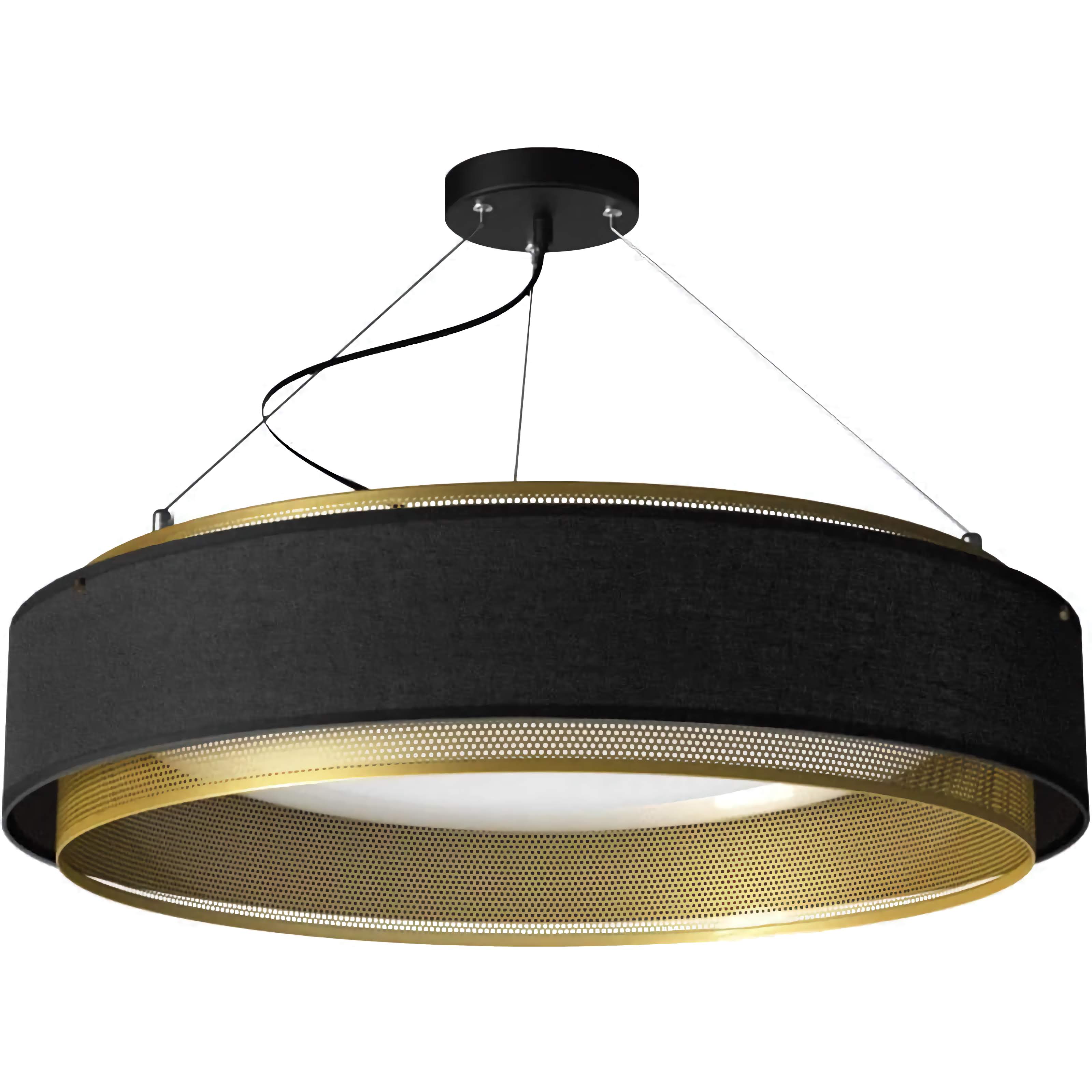 Round Ceiling Light Fixture | Modern Luxe Low Lamp | Casalola
