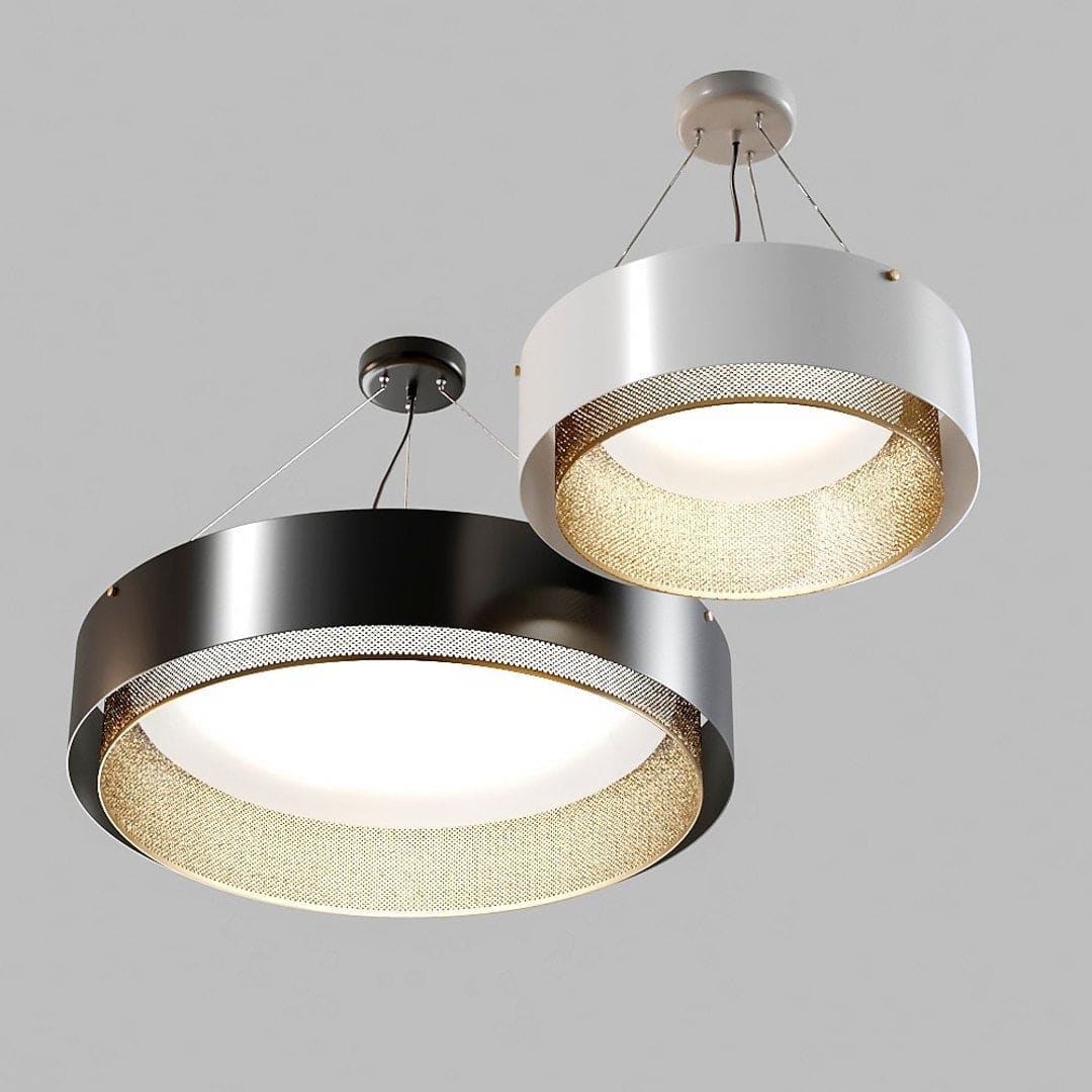 Round Ceiling Light Fixture | Modern Luxe Low Lamp | Casalola - Pendant Lamps