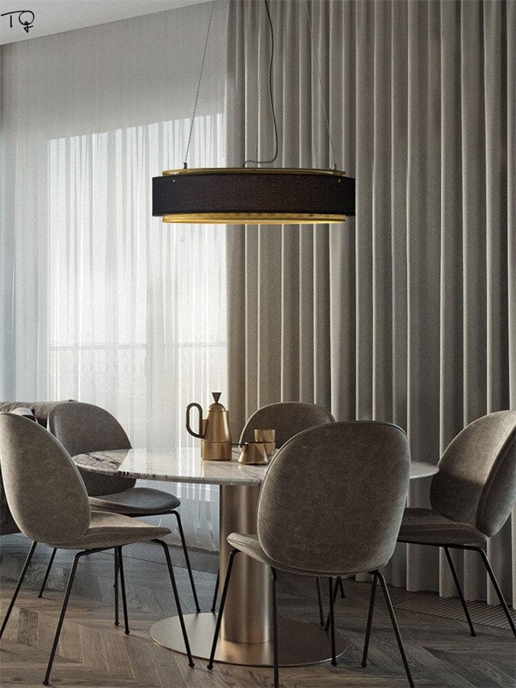 Round Ceiling Light Fixture | Modern Luxe Low Lamp | Casalola - Pendant Lamps