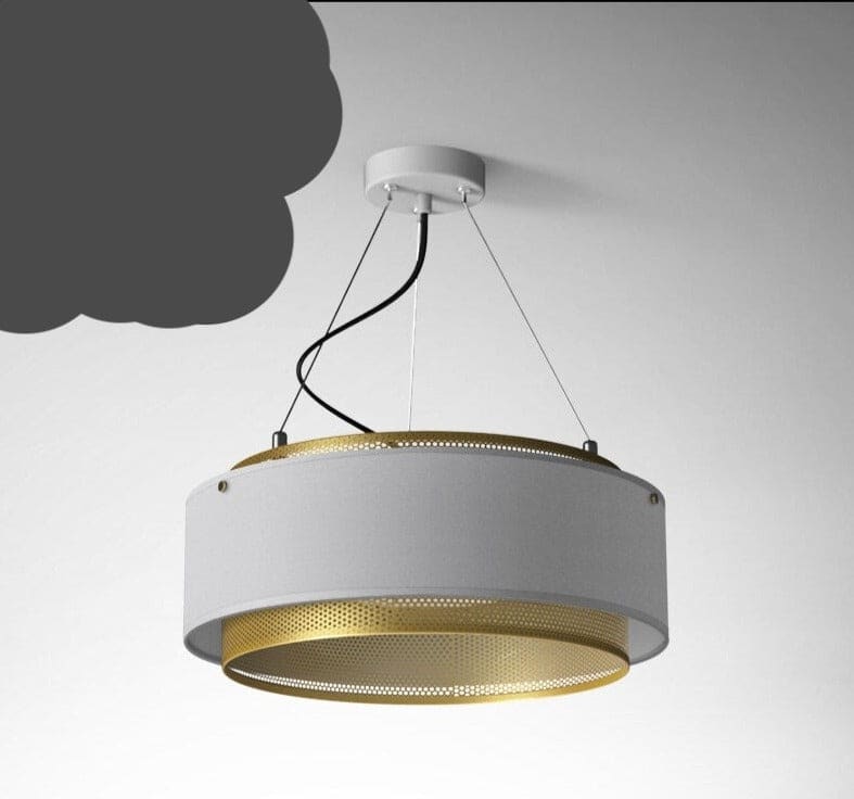 Round Ceiling Light Fixture | Modern Luxe Low Lamp | Casalola - Pendant Lamps
