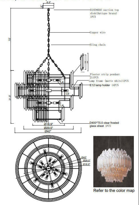 Natural Selenite Crystal Chandelier | Organic Brutalist Pendant | Large 102cm Dining Light | Solid Copper Frame