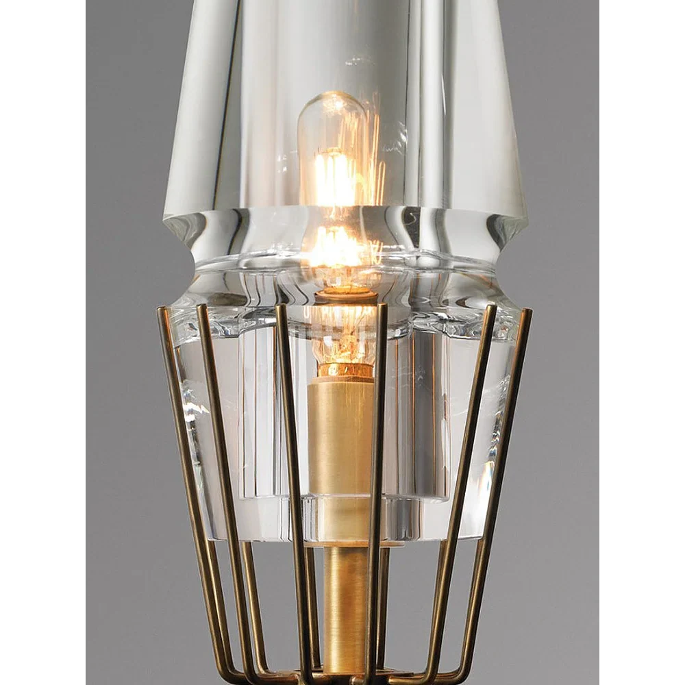 Art Deco Crystal & Copper Wall Sconce – Luxury Double Candle Light for Hallway Bedroom Casalolalights Luxury Lamps
