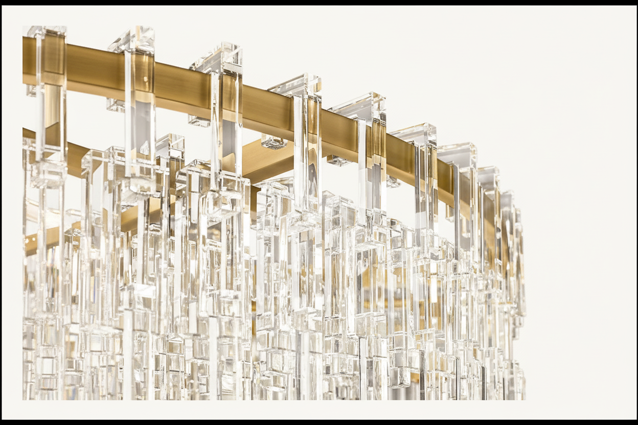 Round Crystal Drum Chandelier – Luxury Copper Led Modern Dining Light Casalolalights Luxury Lamps for Interior Designers