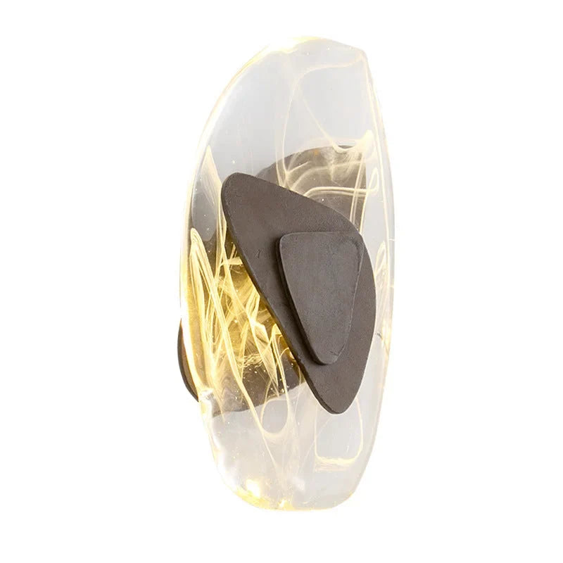 Faceted Crystal & Resin Wall Sconce | Bedside Pair Hallway Accent Built-in Led 2700k 30.5cm Casalola Lights Luxury