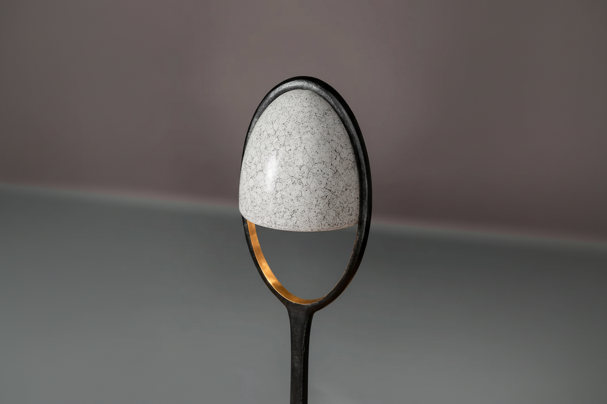 Brass Dome Floor Lamp Eggshell Shade | 168cm Tall Broad Downlight E26/e27 Reading Chair Light Casalola Lights Luxury