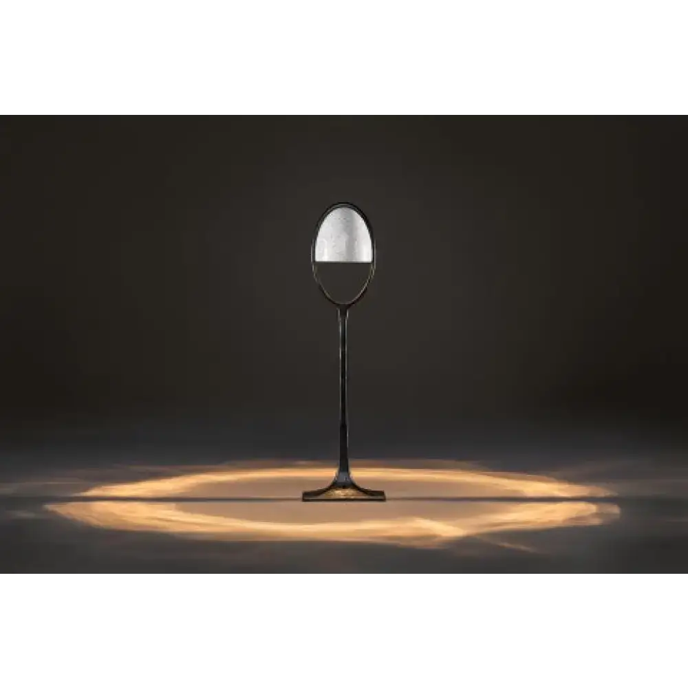 Sculptural Eggshell Floor Lamp – Artisan Brass Base | Modern Lighting - Cupola - Lamps