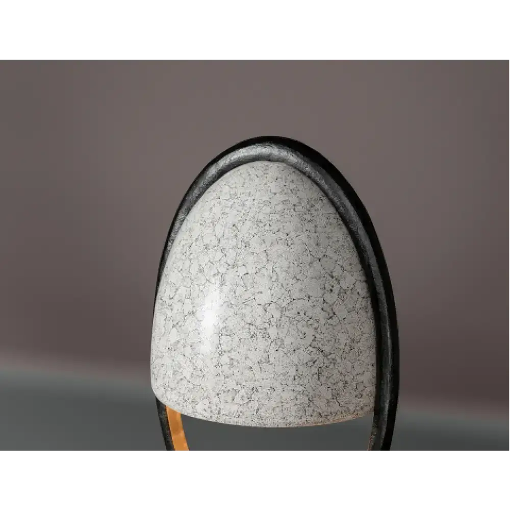Sculptural Marble Table Lamp – Artisan Brass Base | Modern Lighting - Lamps