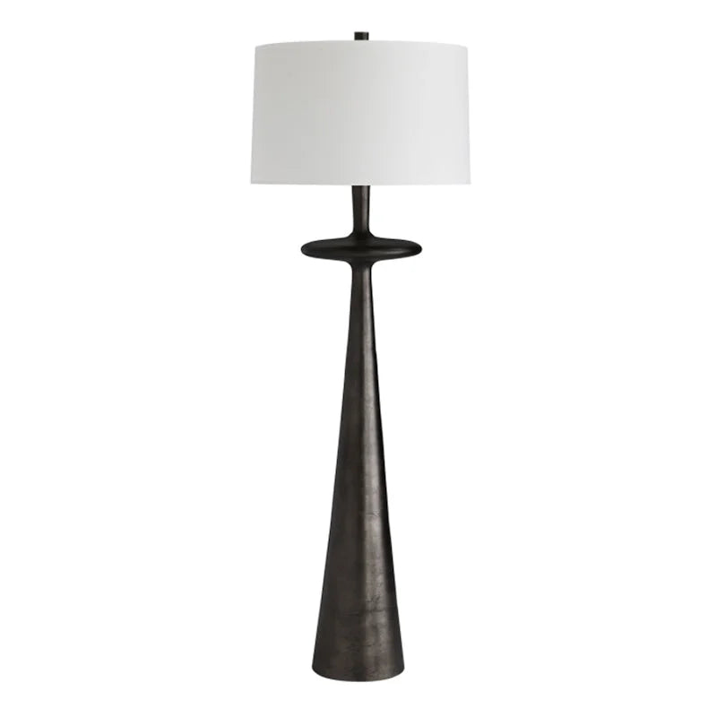 Corner Floor Lamp Wood & Iron | 17cm Deep 172cm Tall E26/e27 Black or Brown Dimmable Option Casalola Lights Luxury