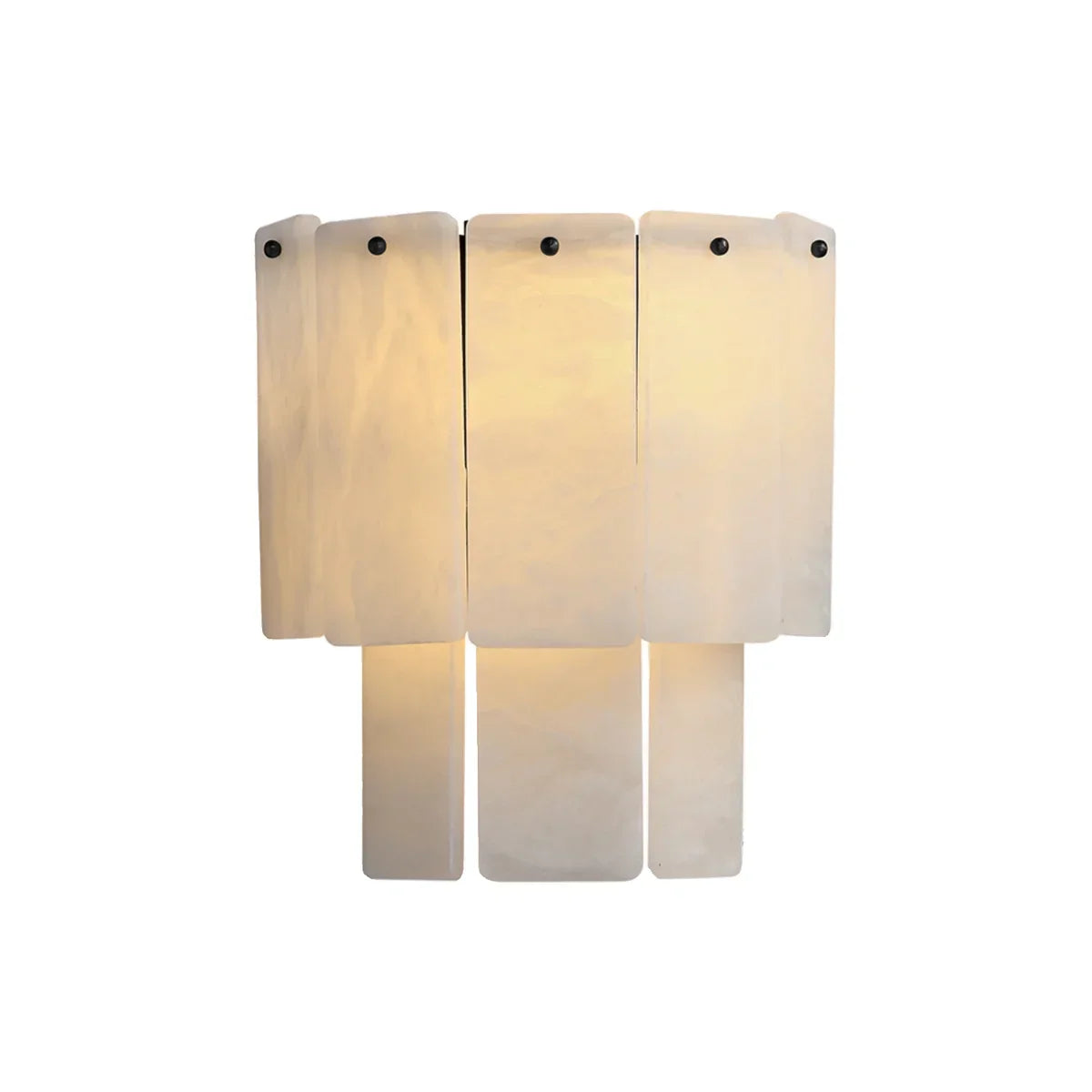 Layered Alabaster Wall Sconce | Stepped Stone-slab Modern Japandi Hallway & Bedroom Casalolalights Luxury Lamps