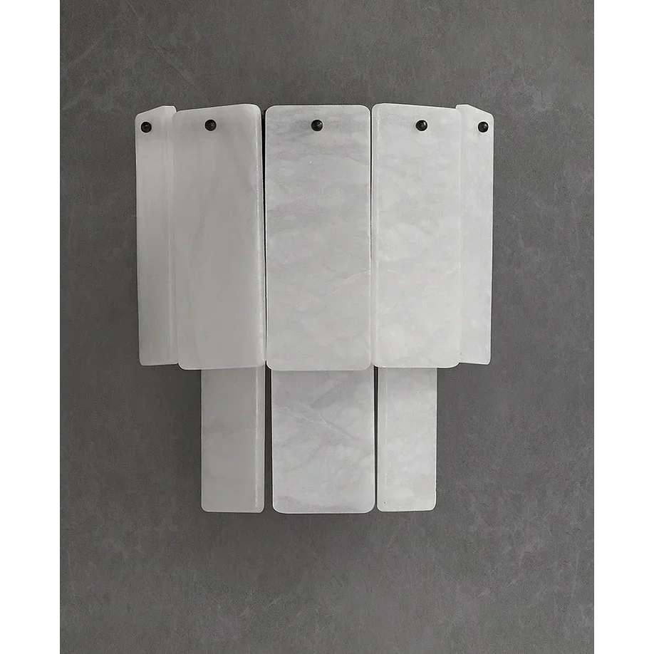 Layered Alabaster Wall Sconce | 2-light Living Room Dining Pair Stepped Stone E12/e14 Casalola Lights Luxury Lamps