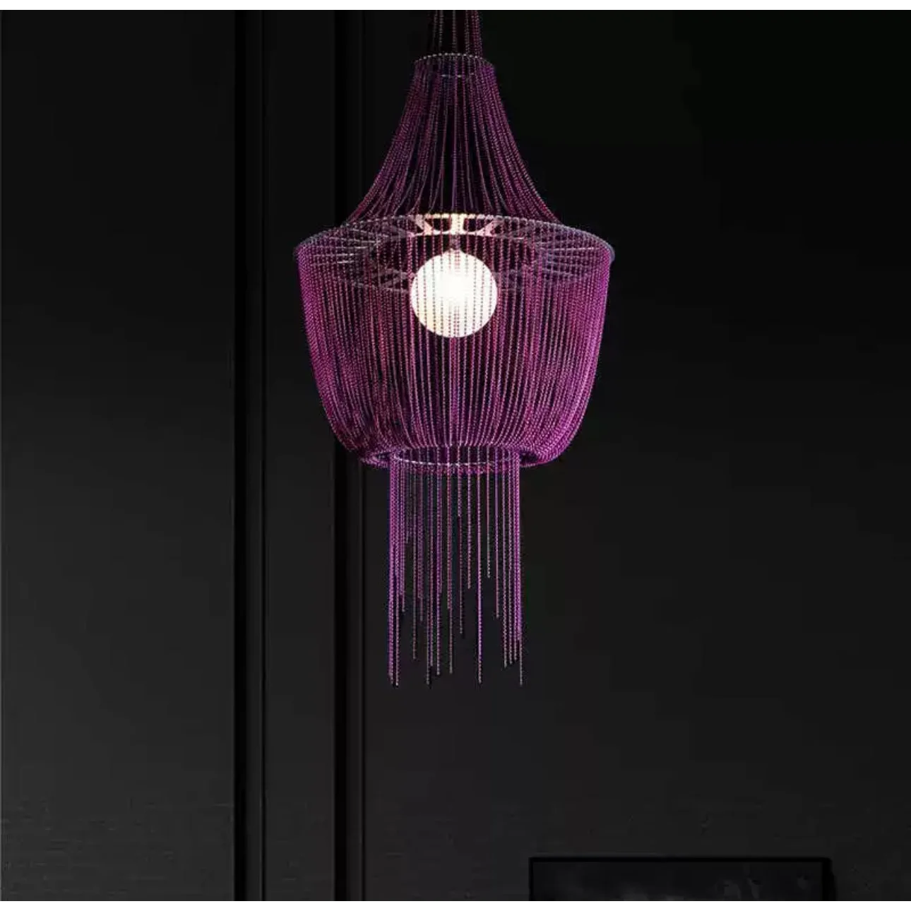 Sculptural Glass Pendant Chandelier for Modern and Eclectic Interiors