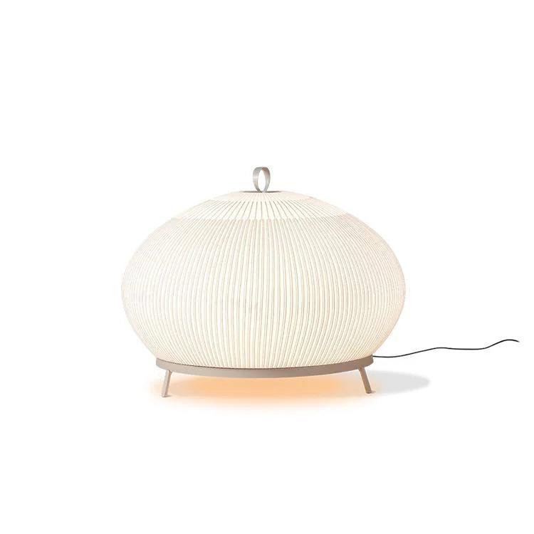 Ecru Knitting Fabric Table Lamp for Living Room Bedroom Restaurants