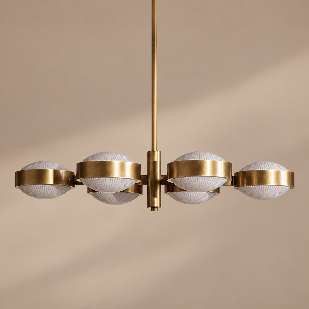 Edith Brass Linear Chandelier