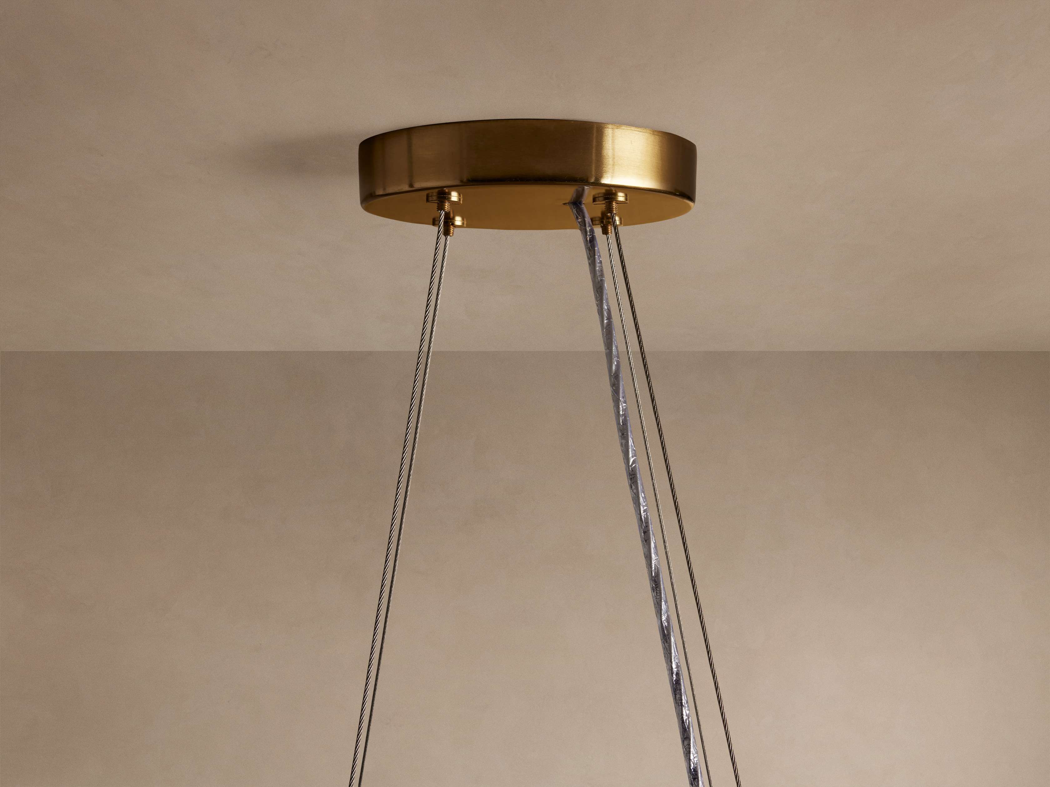 Wide Round Low Profile Chandelier for Dining Room or Living Modern Ceiling Light Standard Ceilings Casalolalights