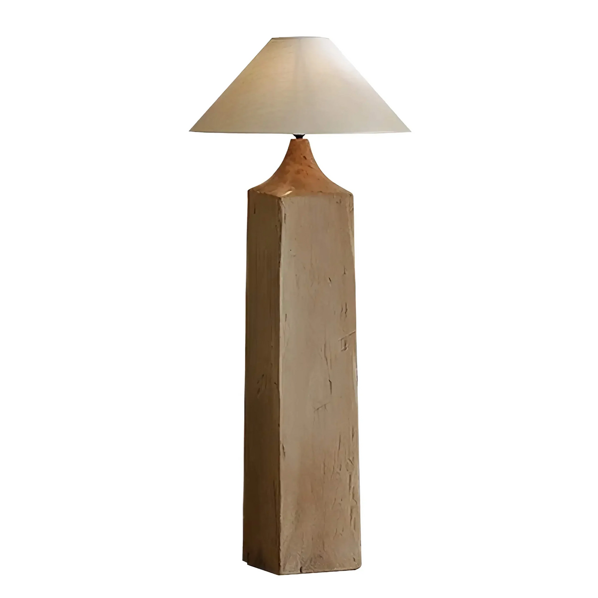 Solid Wood Floor or Table Lamp Fabric Shade | 135cm 50cm E26/e27 Dimmable Option Casalola Lights Luxury Lamps