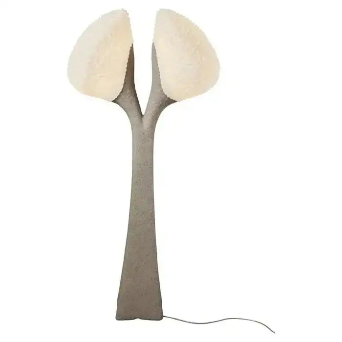 Sculptural Concrete Floor Lamp | Modern Artisanal Lighting - Double Head - Lamps