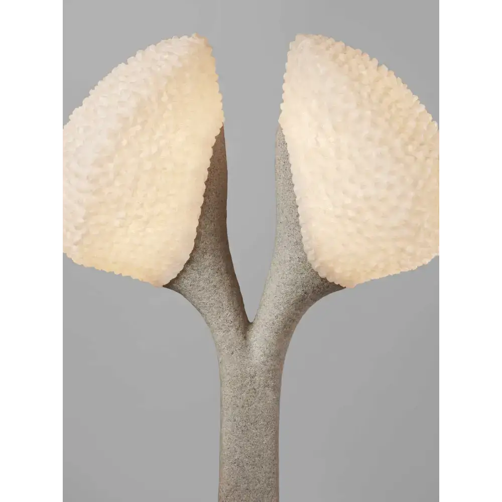 Sculptural Concrete Floor Lamp | Modern Artisanal Lighting - Double Head - Lamps
